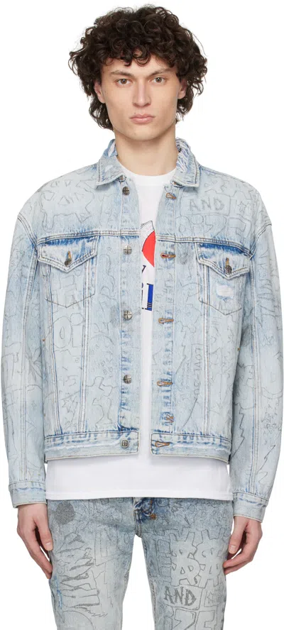 KSUBI BLUE OH G DENIM JACKET