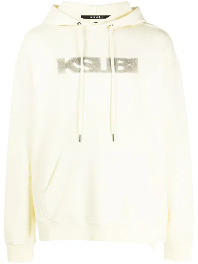 KSUBI LOGO-PRINT DETAIL HOODIE