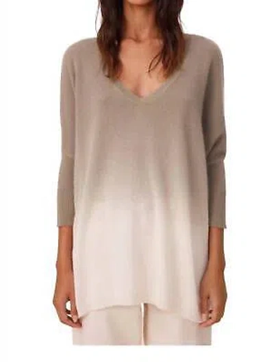 KUJTEN KUJTEN MINIE DYE SWEATER IN MARLED KHAKI - SIZE ONE SIZE