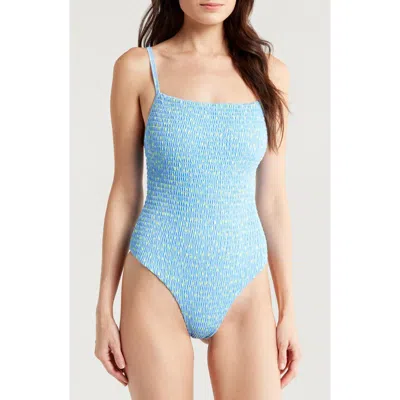 KULANI KINIS KULANI KINIS SMOCKED LOW BACK ONE-PIECE SWIMSUIT