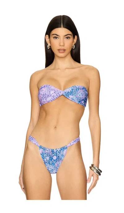 KULANI KINIS TWIST BANDEAU BIKINI TOP