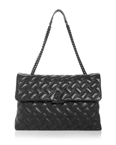 KURT GEIGER KENSINGTON DRENCH XXL QUILTED LEATHER SHOULDER BAG
