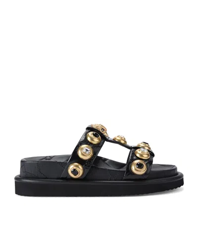 KURT GEIGER KURT GEIGER LONDON LEATHER ORSON SANDALS