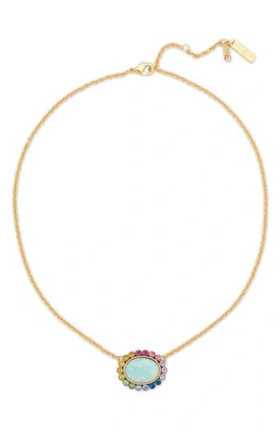 KURT GEIGER KURT GEIGER LONDON CRYSTAL PENDANT NECKLACE