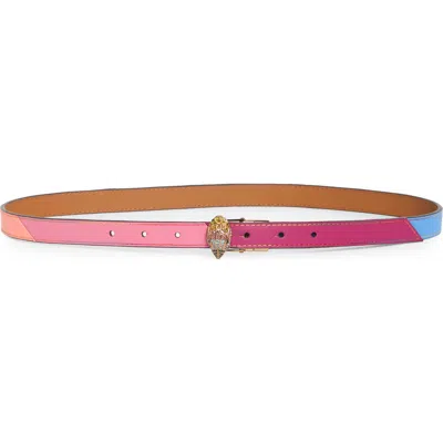 KURT GEIGER KURT GEIGER LONDON DARK RAINBOW REVERSIBLE BELT