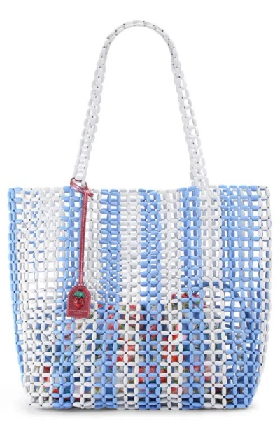 KURT GEIGER KURT GEIGER LONDON KENSINGTON RAINBOW BEADED SHOPPER
