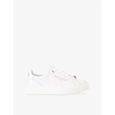 KURT GEIGER MENS WHITE KAPLAN LOW TOPS EUR 41 / 7 UK