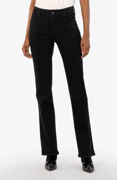 KUT FROM THE KLOTH ANA HIGH RISE RAB AB FLARE JEANS IN BLACK