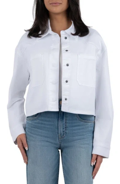 KUT FROM THE KLOTH KUT FROM THE KLOTH BILLIE CROP DENIM JACKET