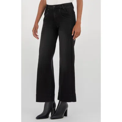 KUT FROM THE KLOTH KUT FROM THE KLOTH MEG HIGH WAIST ANKLE WIDE LEG JEANS