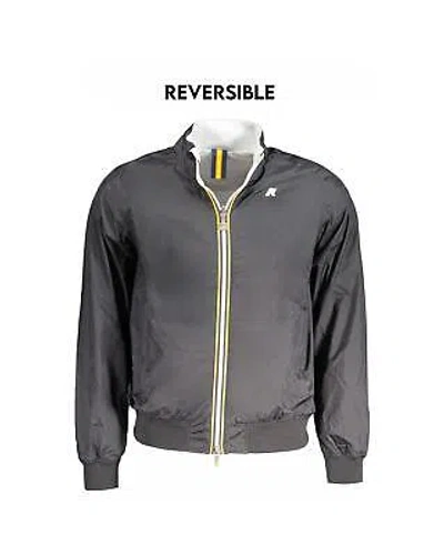 KWAY K-WAY WASSERDICHTE WENDBARE SPORTJACKE MIT KONTRASTDETAILS UND REISSVERSCHLUSS