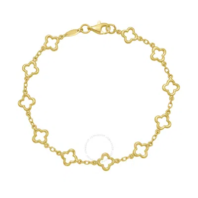 KYLIE HARPER KYLIE HARPER LADIES 14K GOLD FASHION CLOVER LINK BRACELET