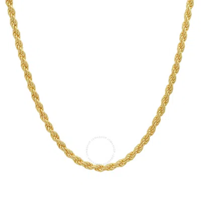 KYLIE HARPER KYLIE HARPER MEN'S 14K YELLOW GOLD THICK 3MM DIAMOND-CUT ROPE CHAIN NECKLACE - 20"-24"