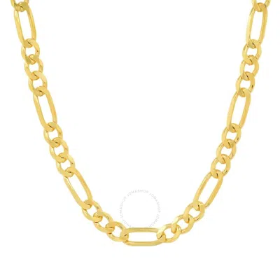 KYLIE HARPER KYLIE HARPER MEN'S 14K YELLOW GOLD THICK 5.5MM CLASSIC FIGARO CHAIN NECKLACE - 20"-24"