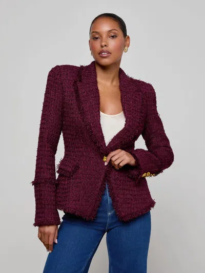 L'AGENCE KAISLEY BLAZER W FRAY
