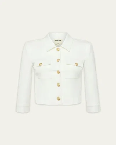 L'AGENCE KUMI CROPPED FITTED JACKET