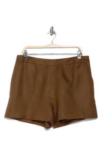 L'AGENCE L'AGENCE ASHTON LINEN BLEND SHORTS
