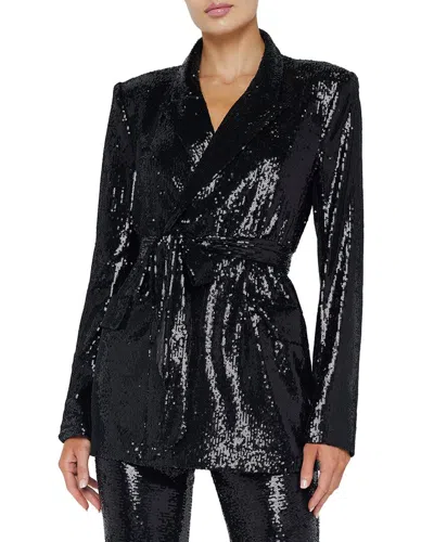 L'AGENCE L'AGENCE JORDANA WRAP BELTED BLAZER