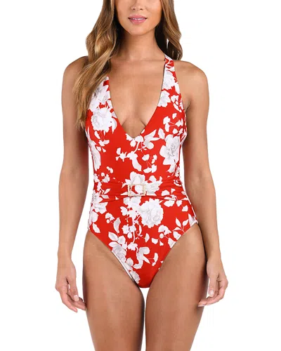 L AGENCE L'AGENCE LISA IKEBANA PLUNGE ONE PIECE SWIMSUIT