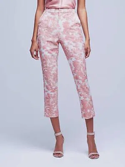 L'AGENCE L'AGENCE LUDIVINE TROUSER IN ROSE - SIZE 2