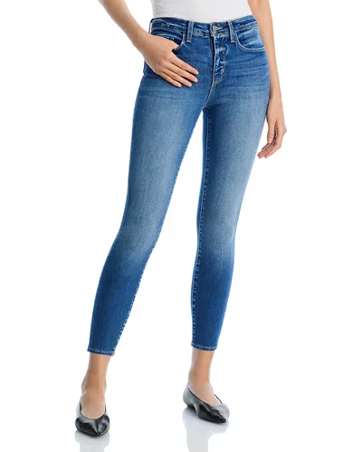 L'AGENCE L'AGENCE MARGOT HIGH RISE CROPPED SKINNY JEANS IN CAMBRIDGE