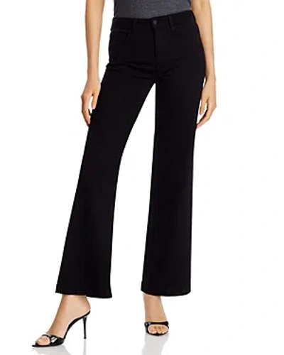 L'AGENCE L'AGENCE SCOTTIE HIGH RISE WIDE LEG JEANS IN BLACK