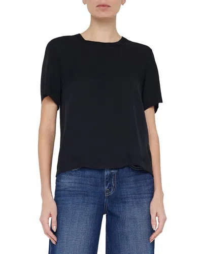 L'AGENCE L'AGENCE SUZETTE SILK-BLEND TEE