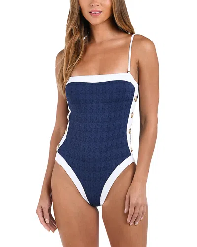 L'AGENCE L'AGENCE TORY BANDEAU ONE PIECE SWIMSUIT