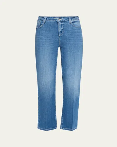L'AGENCE TATI HIGH-RISE CROP MICRO BOOTCUT JEANS