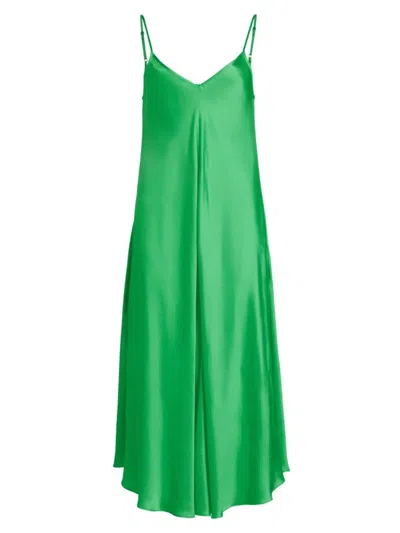 L'AGENCE WOMEN'S LORRAINE TRAPEZE SLIP MIDI-DRESS