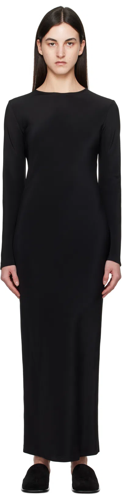 LA COLLECTION BLACK JACQUELINE MAXI DRESS