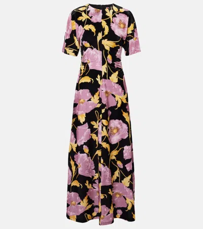 LA DOUBLEJ ANGELICA FLORAL MAXI DRESS