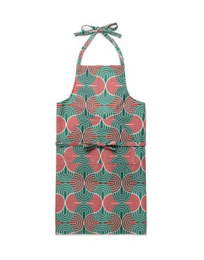 LA DOUBLEJ LA DOUBLEJ APRON WITH POCKET SLINKY VERDE GREEN