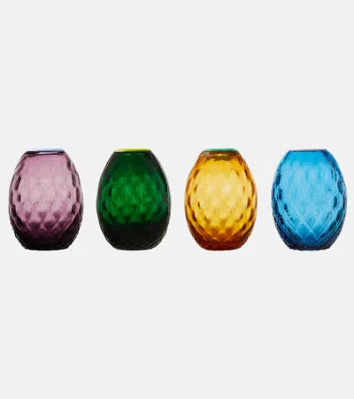 LA DOUBLEJ BABY EGG SET OF 4 GLASS VASES