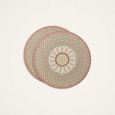 LA DOUBLEJ DISK PLACEMATS SET OF 2