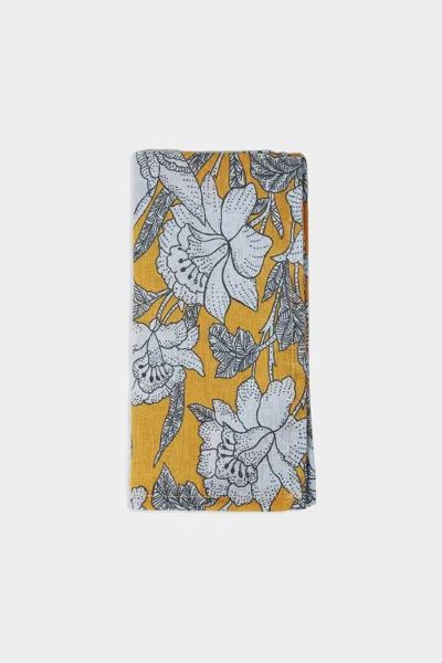 LA DOUBLEJ HOUSEWIVES LARGE DINNER NAPKIN IN LILIUM ZAFFERANO