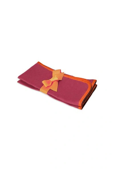 LA DOUBLEJ LA DOUBLEJ LARGE NAPKINS SET OF 2 (45X45) RAINBOW RASPBERRY