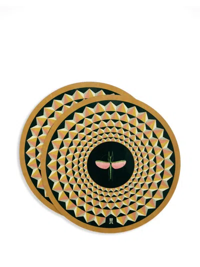 LA DOUBLEJ LIBELLULA-PRINT PLACEMATS (SET OF TWO)