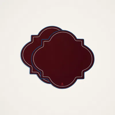 LA DOUBLEJ MEDALLION PLACEMATS SET OF 2