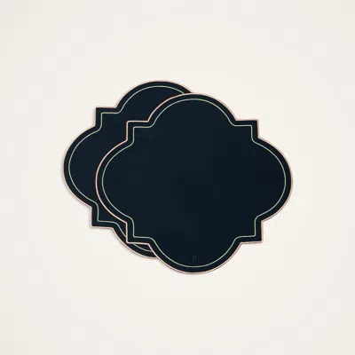 LA DOUBLEJ MEDALLION PLACEMATS SET OF 2