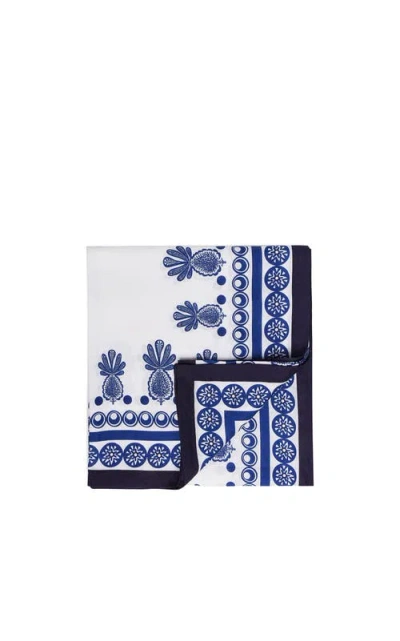 LA DOUBLEJ LA DOUBLEJ MEDIUM TABLECLOTH (180X280) BIG PINEAPPLE BLUE