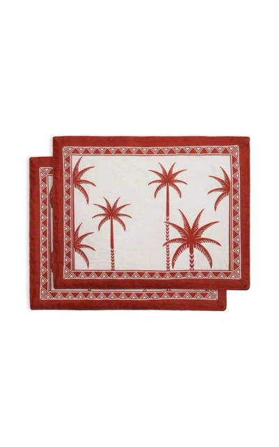 LA DOUBLEJ LA DOUBLEJ PLACEMAT SET OF 2