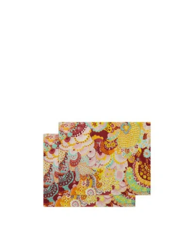 LA DOUBLEJ LA DOUBLEJ PLACEMATS SET OF 2 (35X45) HOLI PINK