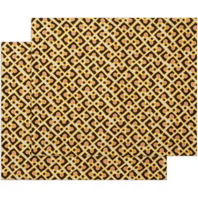 LA DOUBLEJ LA DOUBLEJ PLACEMATS SET OF 2 (35X45) PUZZLE ROSA PINK