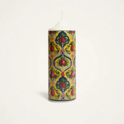LA DOUBLEJ PRINTED PILLAR CANDLE