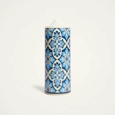 LA DOUBLEJ PRINTED PILLAR CANDLE