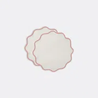 LA DOUBLEJ TABLE LINENS PINK UNI