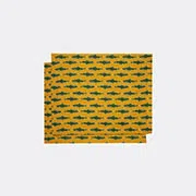 LA DOUBLEJ TABLE LINENS YELLOW UNI