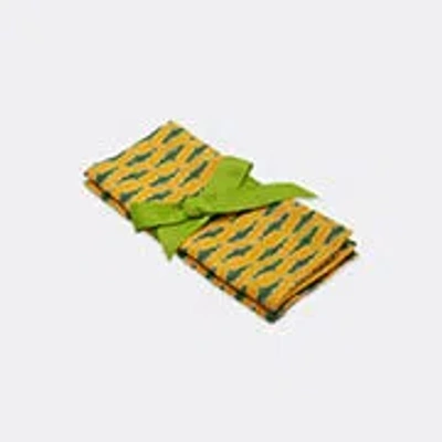 LA DOUBLEJ TABLE LINENS YELLOW UNI