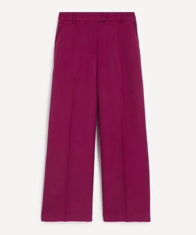 LA DOUBLEJ LA DOUBLEJ WOMEN'S LET LOOSE WOOL CADY TROUSERS